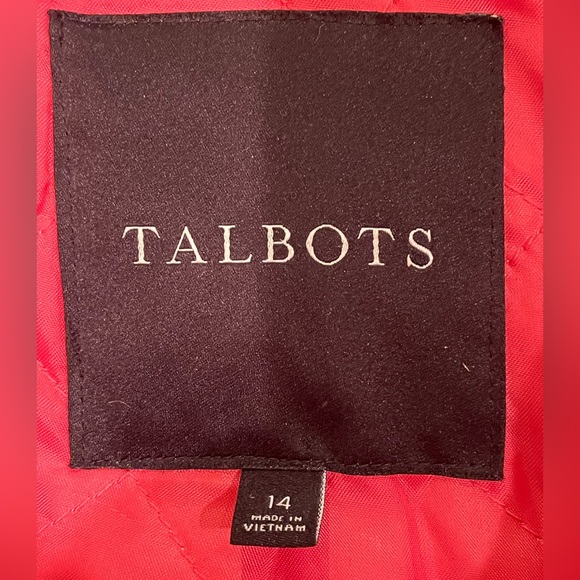 Talbots Wool & Alpaca Overcoat - Bright Coral - Picture 6 of 11
